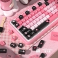 Heart Rate 104+41 MCA Profile Keycap Set Cherry MX PBT Dye-subbed for Mechanical Gaming Keyboard